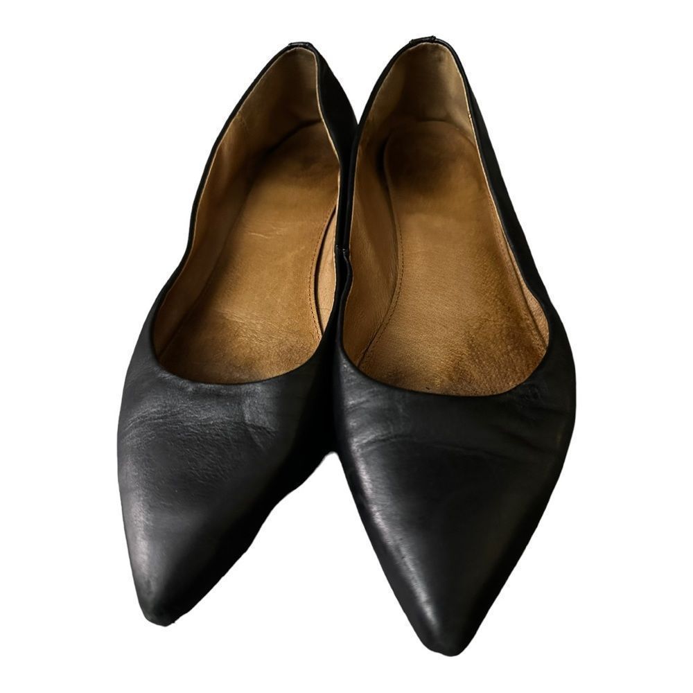 Frye Sienna Ballet Flats  |  10 |  Black